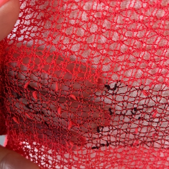 MISS ME VINTAGE EMBELLISHED TANK. Distressed, sparkle, mesh net back size Large - Picture 9 of 15